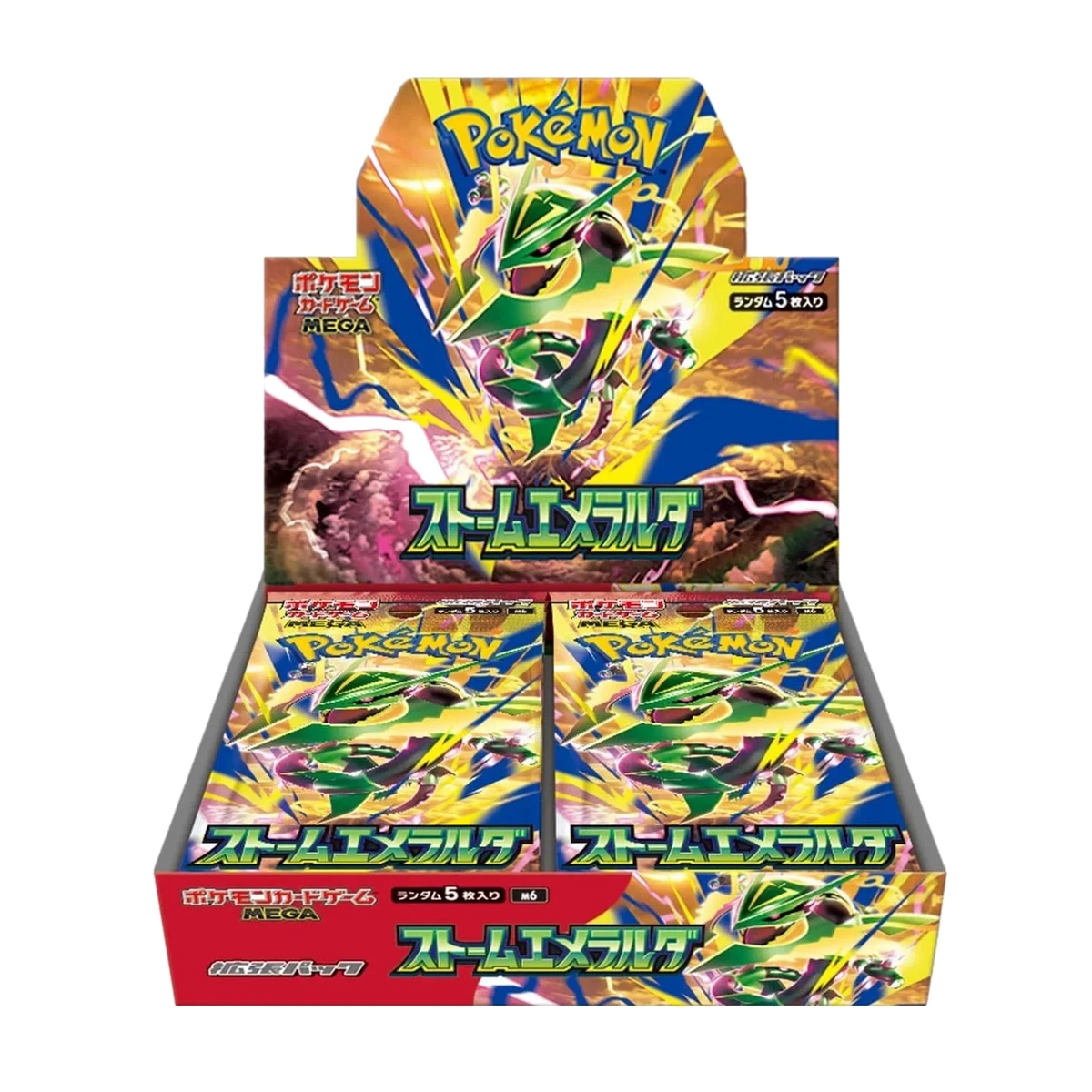 Pokémon TCG MEGA Storm Emeralda M6 Booster Box – Japanese