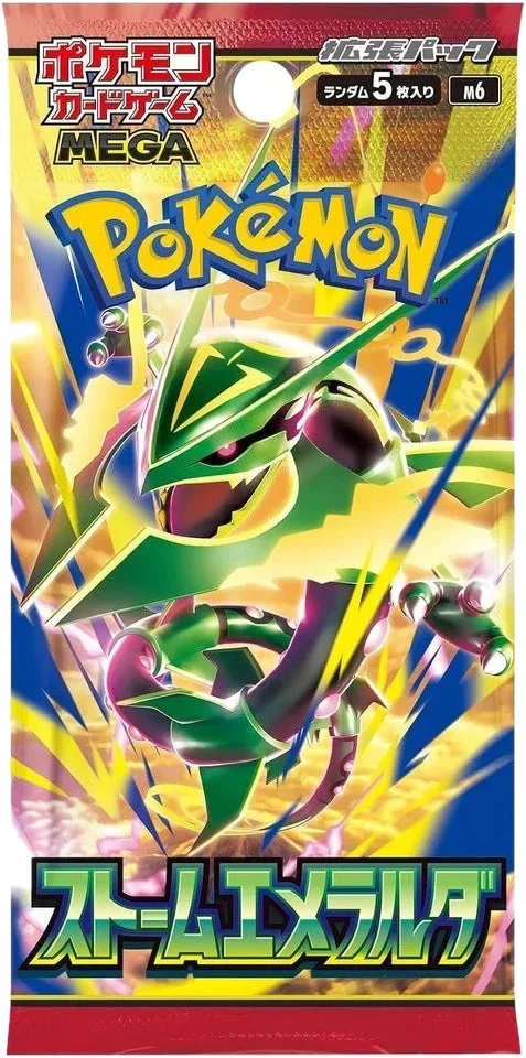 Pokémon TCG MEGA Storm Emeralda M6 Booster Box – Japanese