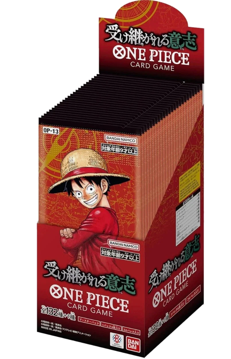 ONE PIECE Card Game – Carrying on His Will [OP-13] Japanese Booster Box