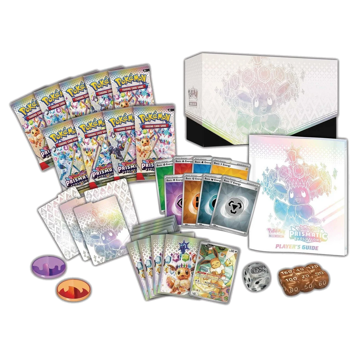 Pokémon TCG Scarlet & Violet Prismatic Evolution Elite Trainer Box- English