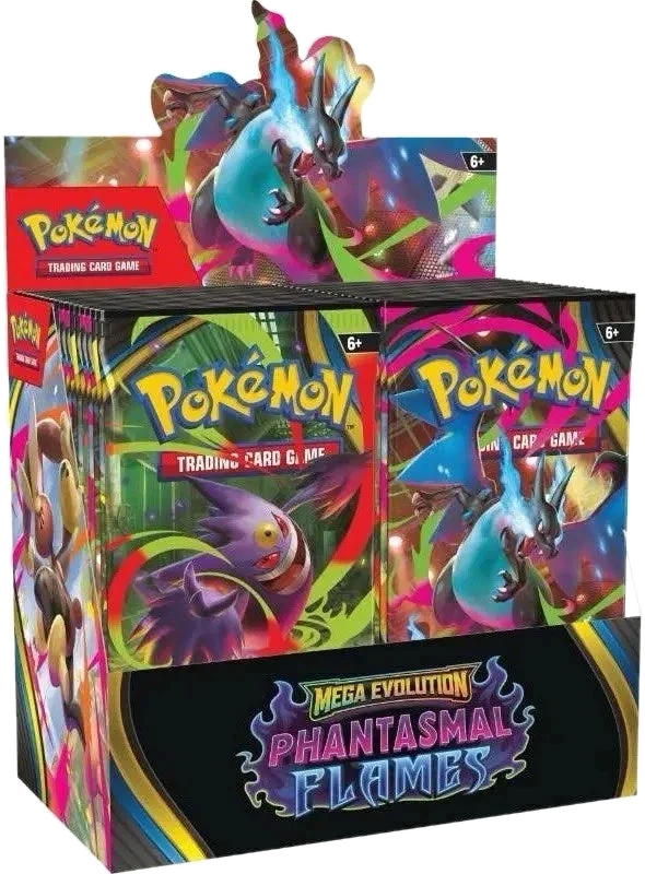 Pokémon TCG Mega Evolution Phanstamal Flames Booster Box- English