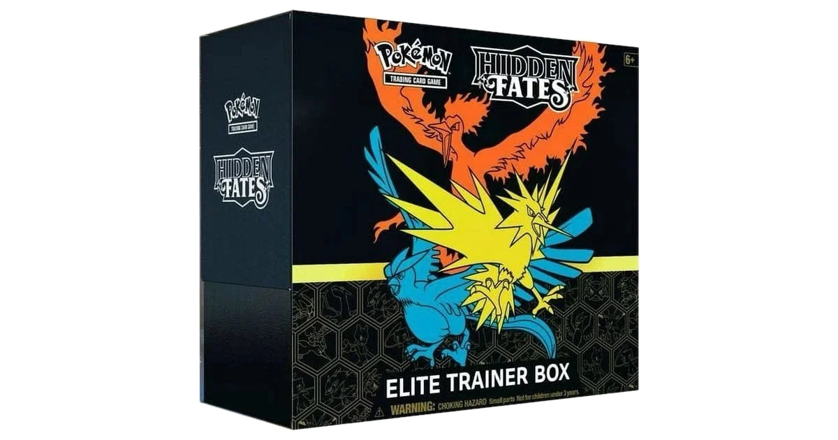 Pokémon TCG Sun & Moon Hidden Fates Elite Trainer Box- English