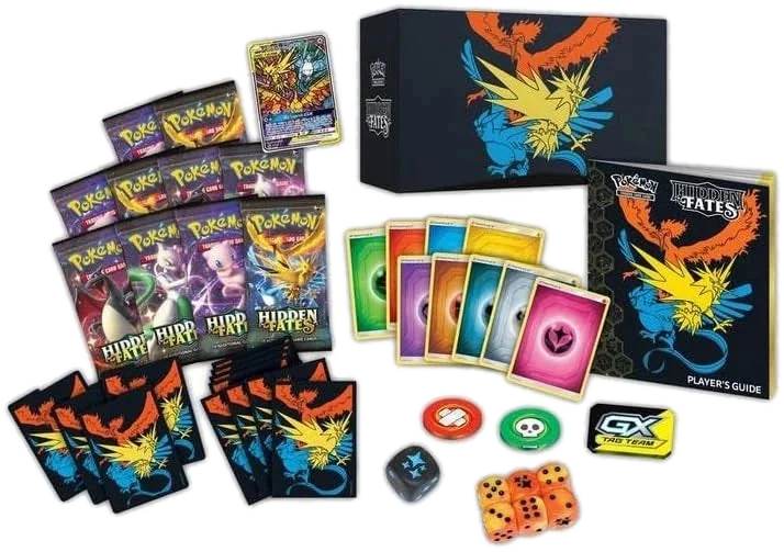 Pokémon TCG Sun & Moon Hidden Fates Elite Trainer Box- English