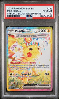 2024 POKEMON SSP EN-SURGING SPARKS #238 PIKACHU ex SPECIAL ILLUSTRATION RARE