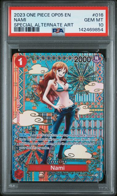 2023 ONE PIECE OP05-AWAKENING OF THE NEW ERA #016 NAMI SPECIAL ALTERNATE ART