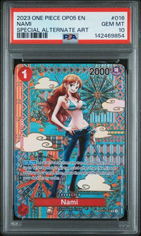 2023 ONE PIECE OP05-AWAKENING OF THE NEW ERA #016 NAMI SPECIAL ALTERNATE ART