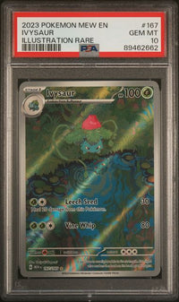 2023 POKEMON MEW EN-151 #167 IVYSAUR ILLUSTRATION RARE