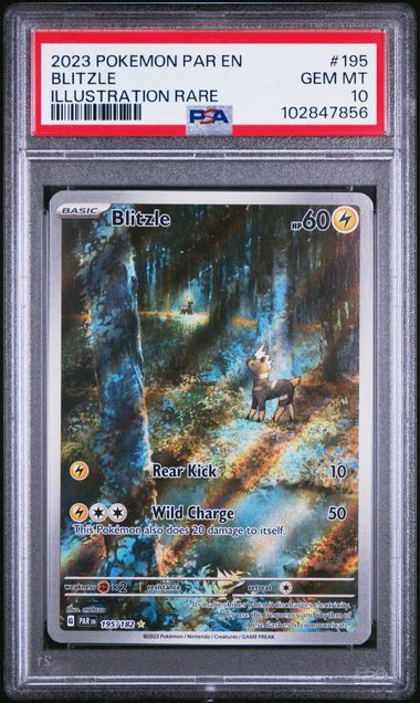 2023 POKEMON PAR EN-PARADOX RIFT #195 BLITZLE ILLUSTRATION RARE