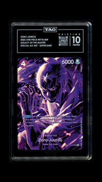 ZORO-JUUROU 2025 ONE PIECE LEGACY OF THE MASTER #ST18-004 SPECIAL ALTERNATE ART SUPER RARE