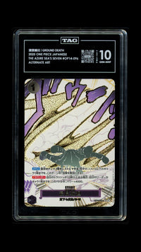 GROUND DEATH 2025 ONE PIECE THE AZURE SEA'S SEVEN JAPANESE #OP14-096 ALTERNATE ART
