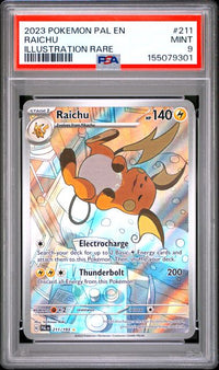 2023 POKEMON PAL EN-PALDEA EVOLVED #211 RAICHU ILLUSTRATION RARE