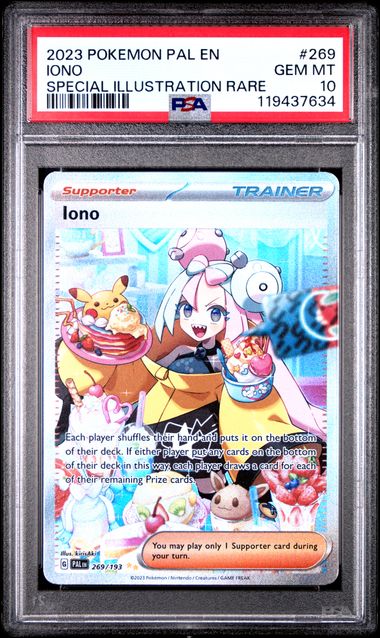 2023 POKEMON PAL EN-PALDEA EVOLVED #269 IONO SPECIAL ILLUSTRATION RARE