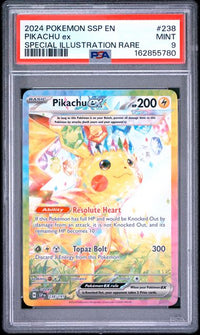 2024 POKEMON SSP EN-SURGING SPARKS #238 PIKACHU ex SPECIAL ILLUSTRATION RARE