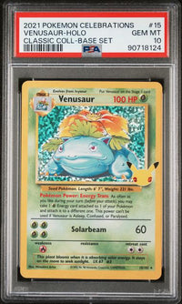 [PSA10] 2021 POKEMON CELEBRATIONS #15 VENUSAUR-HOLO CLASSIC COLL-BASE SET