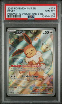 2025 POKEMON SVP EN-SV BLACK STAR PROMO #173 EEVEE PRISMATIC EVOLUTIONS ETB
