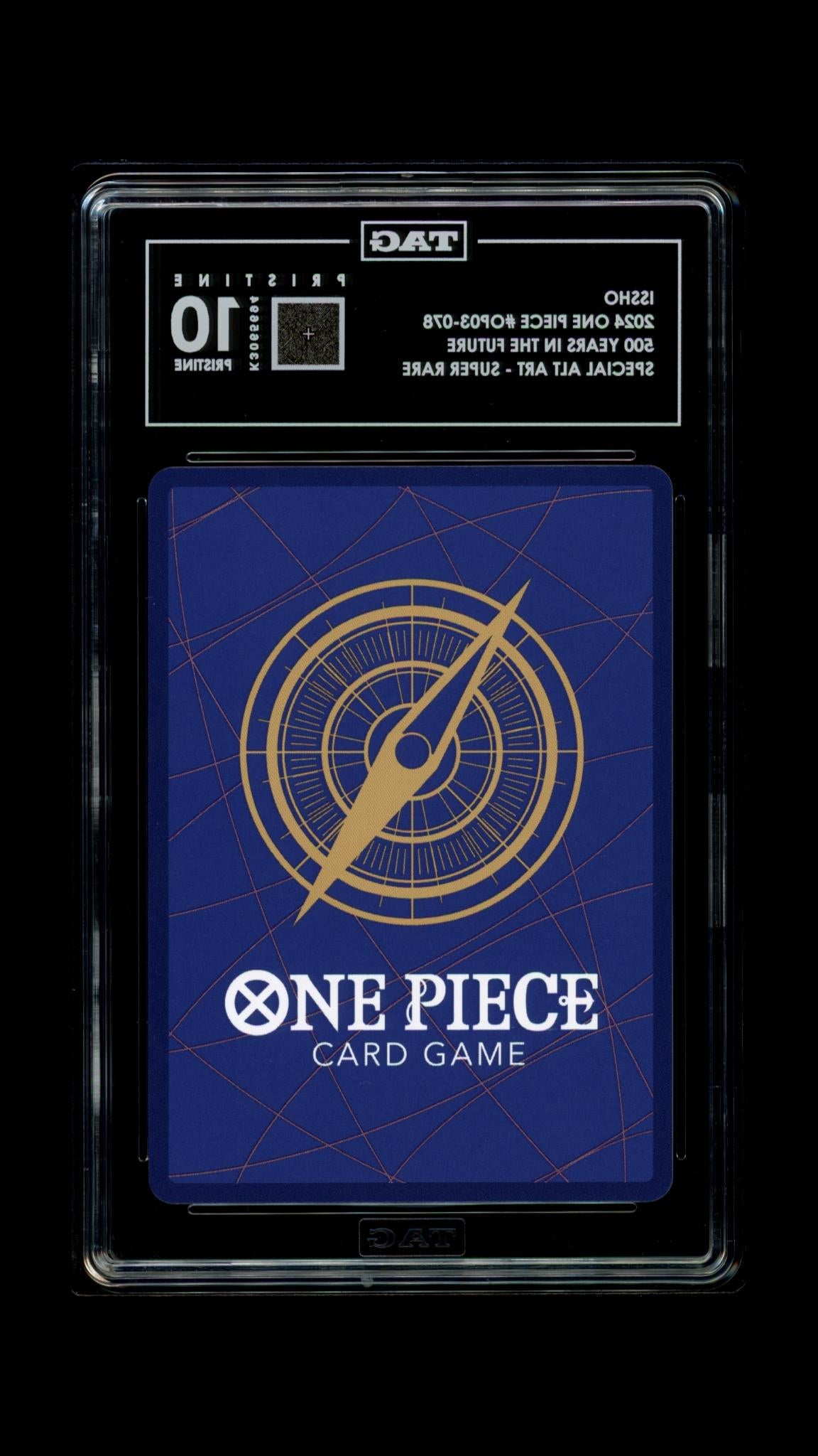 ISSHO 2024 ONE PIECE 500 YEARS IN THE FUTURE #OP03-078 SPECIAL ALTERNATE ART SUPER RARE