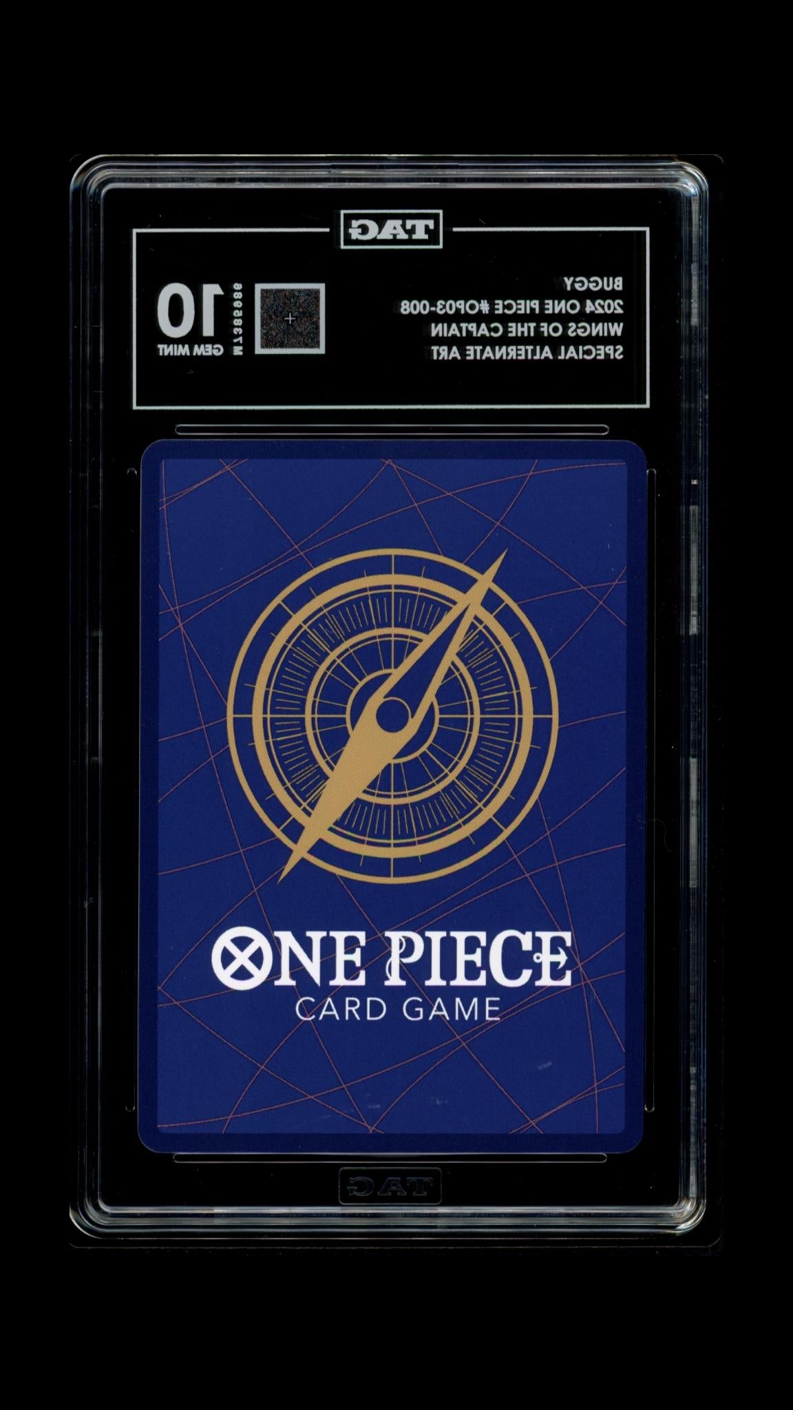 BUGGY 2024 ONE PIECE WINGS OF THE CAPTAIN #OP03-008 SPECIAL ALTERNATE ART