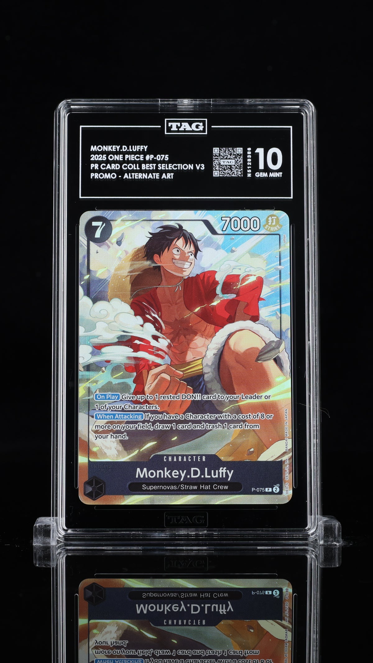 MONKEY.D.LUFFY 2025 ONE PIECE PROMOS #P-075 PREMIUM CARD COLLECTION BEST SELECTION VOL. 3