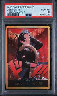 2025 ONE PIECE JAPANESE EB03-EXTRA BOOSTER -ONE PIECE HEROINES EDITION- DON!! CARD HANCOCK-GOLD