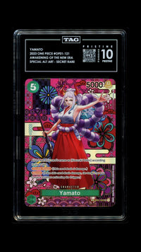 YAMATO 2023 ONE PIECE AWAKENING OF THE NEW ERA #OP01-121 SPECIAL ALTERNATE ART SECRET RARE