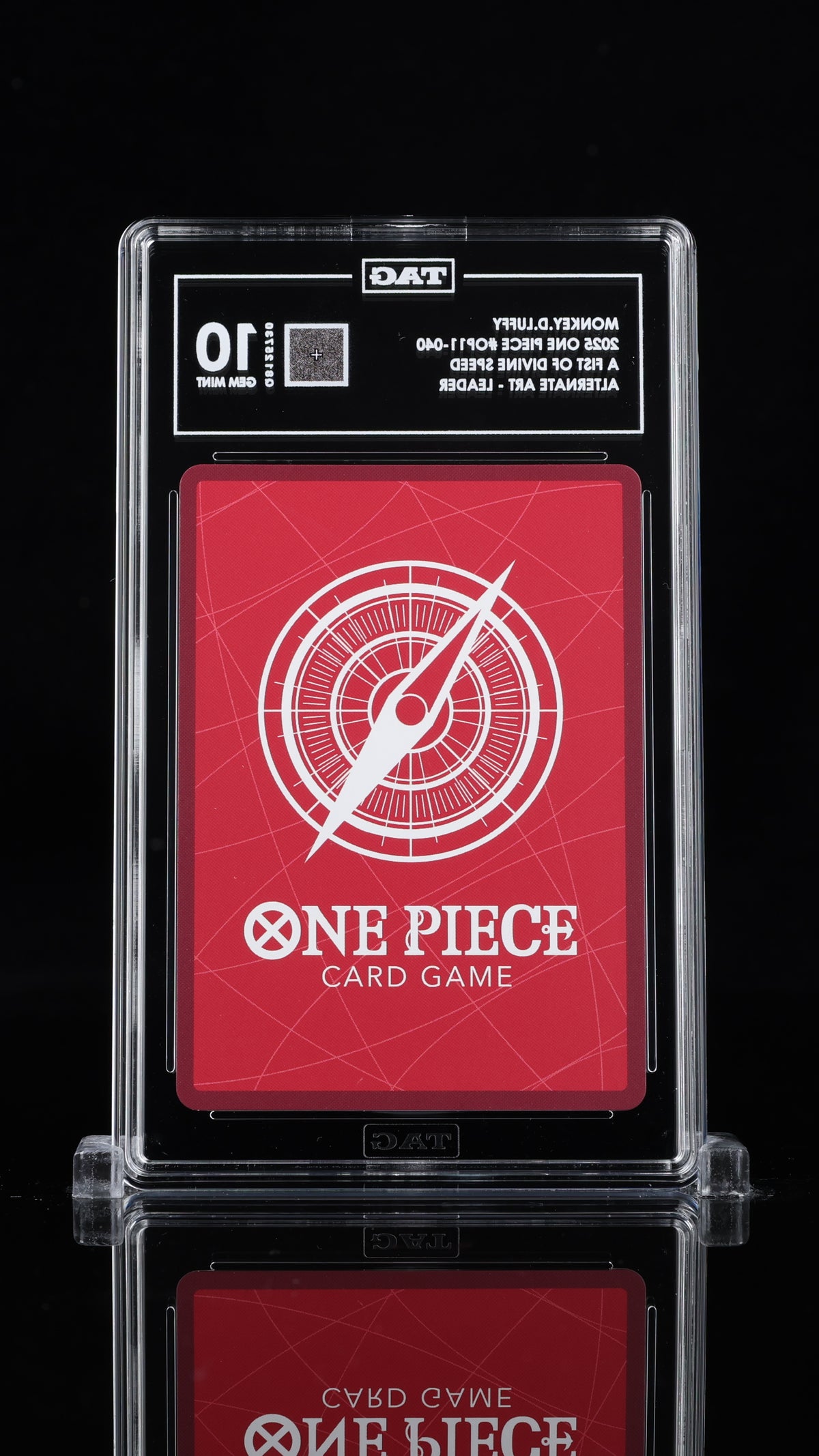 MONKEY.D.LUFFY 2025 ONE PIECE A FIST OF DIVINE SPEED #OP11-040 ALTERNATE ART LEADER