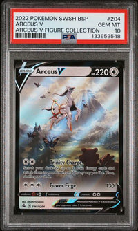 2022 POKEMON SWSH BLACK STAR PROMO #204 ARCEUS V ARCEUS V FIGURE COLLECTION