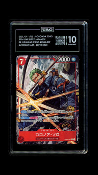 RORONOA ZORO 2026 ONE PIECE EXTRA BOOSTER EGGHEAD CRISIS JAPANESE #EB04-007 ALTERNATE ART SUPER RARE