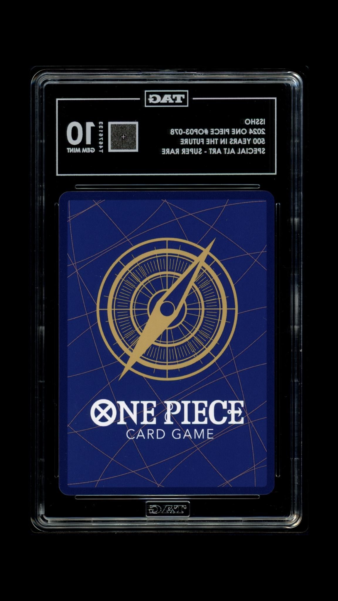 2024 ONE PIECE 500 YEARS IN THE FUTURE ISSHO #OP03-078 SPECIAL ALTERNATE ART