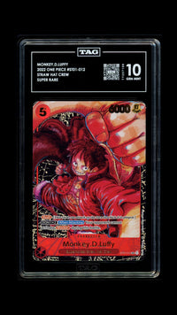 MONKEY.D.LUFFY 2022 ONE PIECE STRAW HAT CREW #ST01-012 SUPER RARE