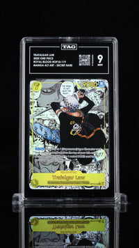 TRAFALGAR LAW 2025 ONE PIECE ROYAL BLOOD #OP10-119 MANGA ALTERNATE ART SECRET RARE