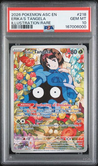 2026 POKEMON ASC EN-ASCENDED HEROES #218 ERIKA'S TANGELA ILLUSTRATION RARE