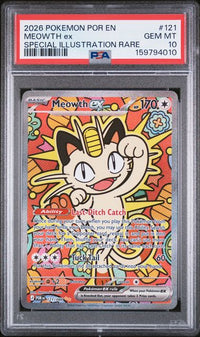 2026 POKEMON POR EN-PERFECT ORDER #121 MEOWTH ex SPECIAL ILLUSTRATION RARE
