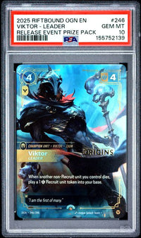 2025 RIFTBOUND: LEAGUE OF LEGENDS OGN-ORIGINS #246 VIKTOR RELEASE EVENT PRIZE PACK