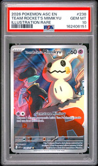 2026 POKEMON ASC EN-ASCENDED HEROES #238 TEAM ROCKET'S MIMIKYU ILLUSTRATION RARE