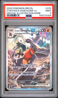 2025 POKEMON DRI EN-DESTINED RIVALS #232 CYNTHIA'S GARCHOMP ex SPECIAL ILLUSTRATION RARE