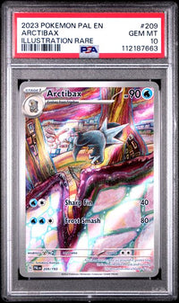 2023 POKEMON PAL EN-PALDEA EVOLVED #209 ARCTIBAX ILLUSTRATION RARE