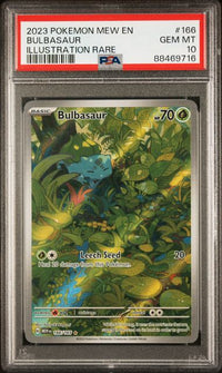 2023 POKEMON MEW EN-151 #166 BULBASAUR ILLUSTRATION RARE