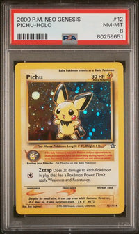 2000 POKEMON NEO GENESIS #12 PICHU-HOLO