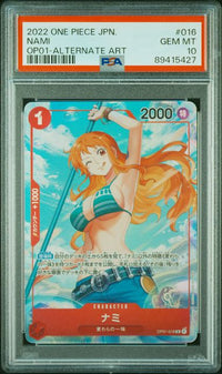 2022 ONE PIECE JAPANESE OP01-ROMANCE DAWN #016 NAMI ALTERNATE ART