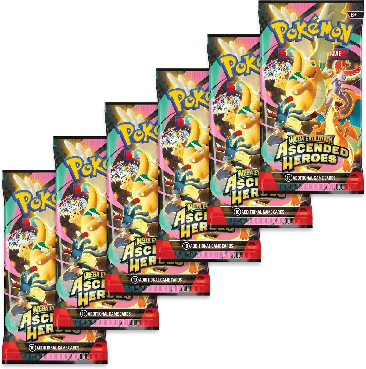 Pokémon TCG Mega Evolution Ascended Hero Booster Bundle- English