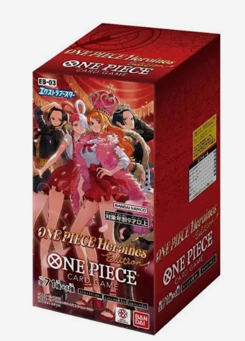 One Piece Extra Booster Heroines Edition Japanese EB-03 Booster Box