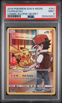 2019 POKEMON SUN & MOON COSMIC ECLIPSE #241 FA/PIKACHU COSMIC ECLIPSE-SECRET